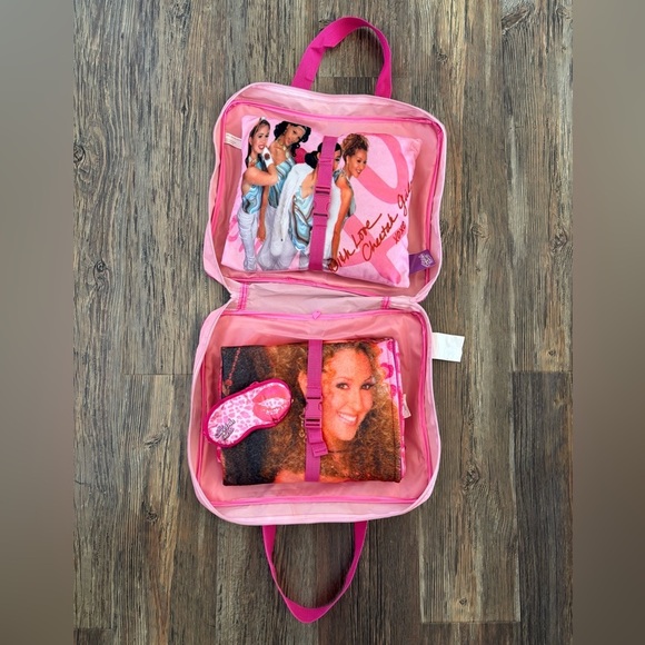 Disney Other - Y2K Disney The Cheetah Girls Fleece Sleeping Bag Pillow Sleep Mask w/Carry Case